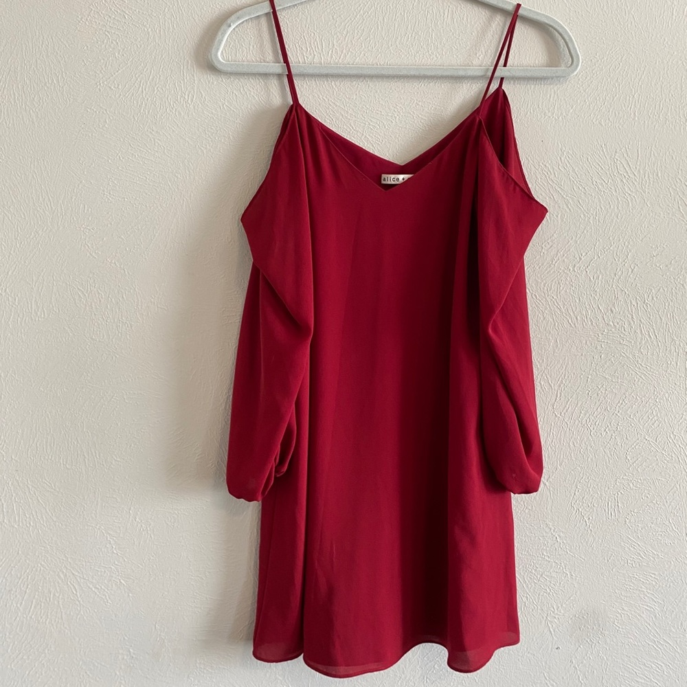 Alice + Olivia Cold Shoulder Dress